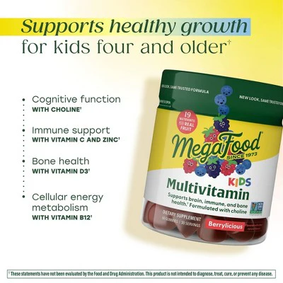 MegaFood Kids Multivitamin 60ct - New - Image 4