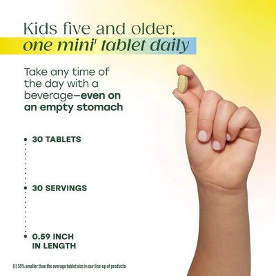 MegaFood Kids One Daily Mini Tablets 30ct - New - Image 5