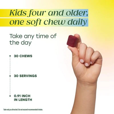 MegaFood Kids Multivitamin Grape 30ct - New - Image 6