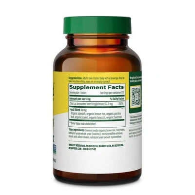 MegaFood Zinc Tablets 120ct - New - Image 2