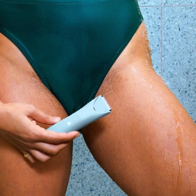 Meridian Slimmer Trimmer Precision Pubic & Body Hair Trimmer Ceramic Blade, Single Replacement Blade Sky Blue - New - Image 5