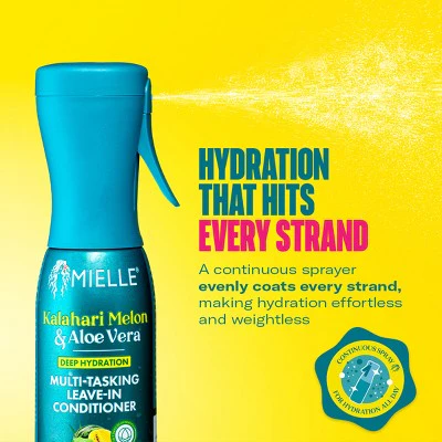 Mielle Organics Kalahari Melon & Aloe Vera Leave-In Conditioner 6 fl oz - Imperfect Container - Image 3