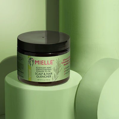 Mielle Organics Rosemary Mint Hair Pomade to Oil Hair & Scalp Quencher 5oz - Imperfect Container - Image 7