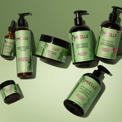 Mielle Organics Rosemary Mint Multi Vitamin Daily Styling Creme 8 fl oz - Imperfect Container - Image 7