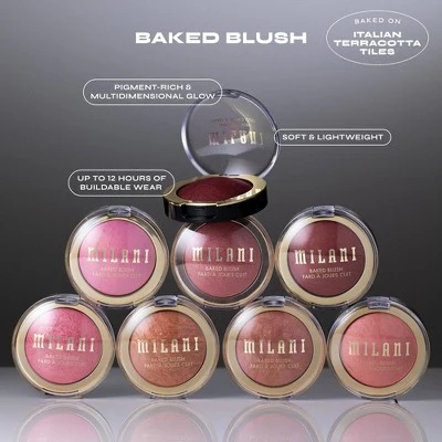 Milani Baked Blush Sparkling Rose - Imperfect Container - Image 9