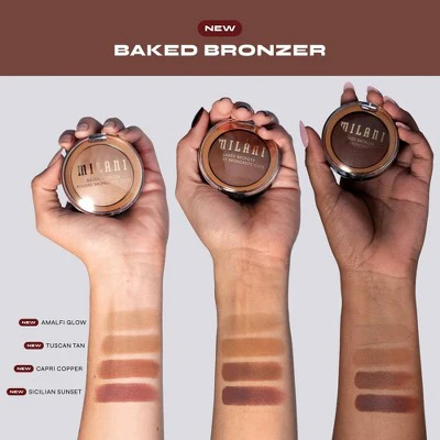 Milani Baked Bronzer Tuscan Tan - Imperfect Container - Image 4