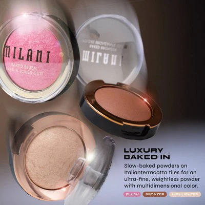 Milani Baked Bronzer Tuscan Tan - Imperfect Container - Image 8