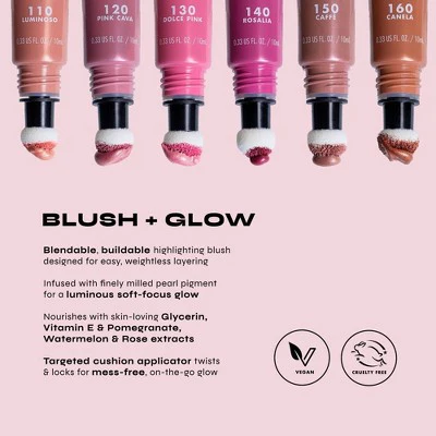 Milani Cheek Kiss Liquid Blush + Glow Luminoso 0.33 fl oz - Imperfect Container - Image 5