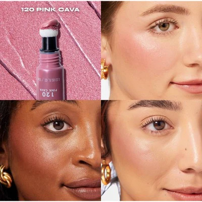 Milani Cheek Kiss Liquid Blush + Glow Pink Cava 0.33 fl oz - Imperfect Container - Image 3