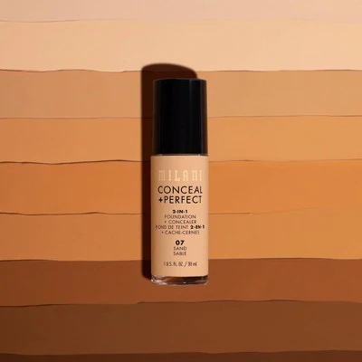 Milani Conceal + Perfect 2-in-1 Foundation + Concealer Amber 11 1 fl oz - Imperfect Container - Image 6