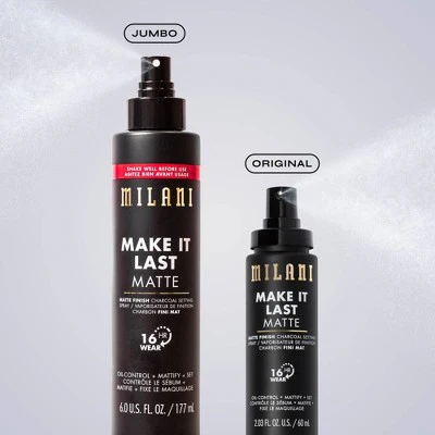 Milani Make It Last Matte Finish Charcoal Setting Spray 2.03 fl oz - New - Image 3