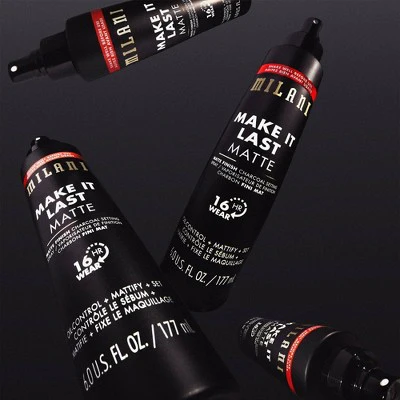 Milani Make It Last Matte Finish Charcoal Setting Spray 6 fl oz - New - Image 5