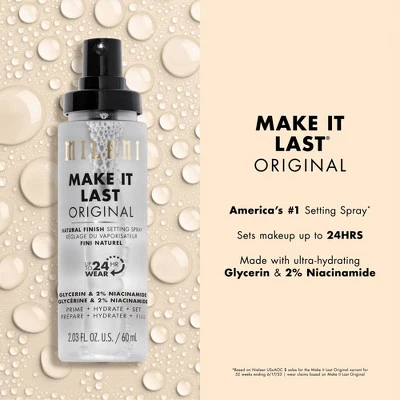 Milani Make It Last Original Natural Finish Setting Spray 2.03oz - New - Image 4