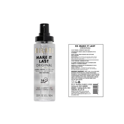 Milani Make It Last Original Natural Finish Setting Spray 2.03oz - New - Image 5