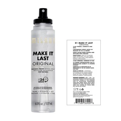 Milani Make It Last Original Natural Finish Setting Spray 6 fl oz - New - Image 5