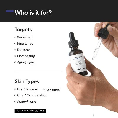 Minimalist Multi-Peptides 10% Face Serum 1 fl oz. - Imperfect Box - Image 3