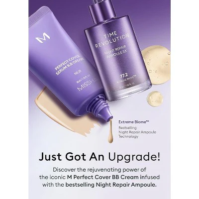 MISSHA M Perfect Cover Serum BB Cream #13 Light Fair 1.18 fl. oz. - Imperfect Box - Image 2