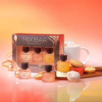 MIX:BAR Mini EDP Trio Gift Set Vanilla Bourbon + Whipped Almond + Honey Milk 3pc - New - Image 2