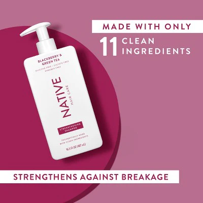 Native Blackberry & Green Tea Strengthening Hair Shampoo 16.5 fl oz - New - Image 7