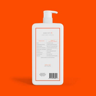 Native Body Wash for Men & Women Citrus & Herbal Musk Sulfate Free with Pump 36 fl oz - Imperfect Container - Image 9
