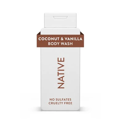 Native Body Wash Coconut Vanilla Sulfate Free 18 fl oz- Imperfect Container - Image 10