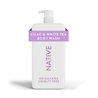 Native Body Wash Lilac & White Tea  36 fl oz - Imperfect Container - Image 10