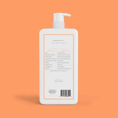 Native Body Wash for Women & Men Sweet Peach & Nectar 36 fl oz - New - Image 9