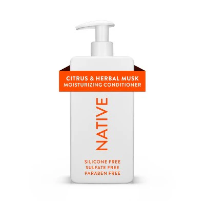 Native Citrus & Herbal Musk Daily Conditioner for Men & Women 16.5 fl oz - Imperfect Container - Image 11