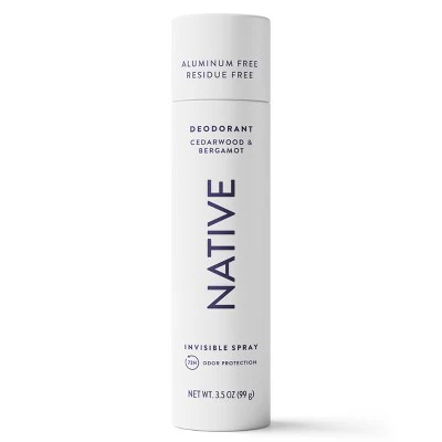 Native Deodorant Spray Cedarwood & Bergamot 3.5oz - Imperfect Container - Image 9