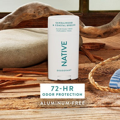 Native Limited Edition Fall Getaway Deodorant Sandalwood & Coastal Breeze 2.65oz - Imperfect Container - Image 2