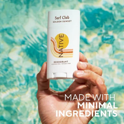 Native Limited Edition Surf Club Deodorant Golden Sunset 2.65 oz - Imperfect Container - Image 3