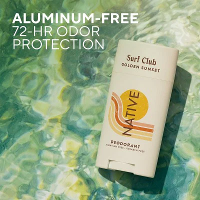 Native Limited Edition Surf Club Deodorant Golden Sunset 2.65 oz - Imperfect Container - Image 4