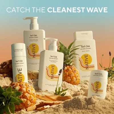 Native Limited Edition Surf Club Deodorant Golden Sunset 2.65 oz - Imperfect Container - Image 7