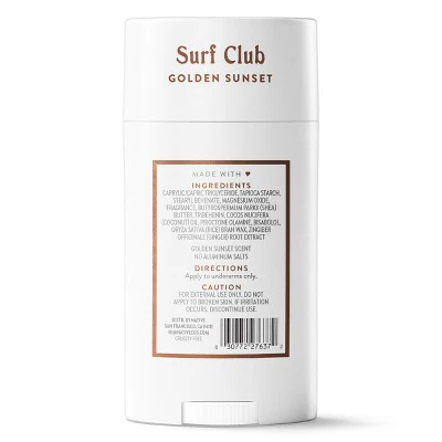 Native Limited Edition Surf Club Deodorant Golden Sunset 2.65 oz - Imperfect Container - Image 9
