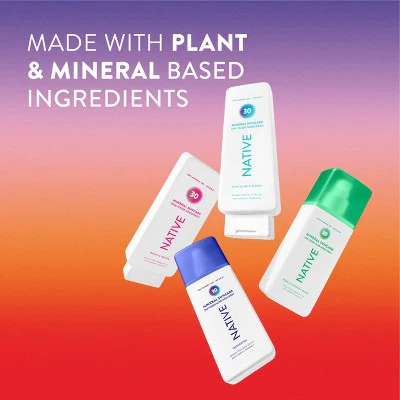 Native Mineral Sunscreen with Zinc Oxide Unscented SPF 30 7oz - Imperfect Container - Image 9
