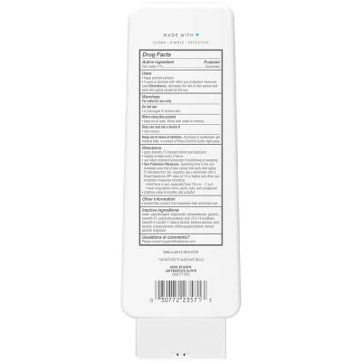 Native Mineral Sunscreen with Zinc Oxide Vanilla Milk & Shea SPF 30 7oz - Imperfect Container - Image 2