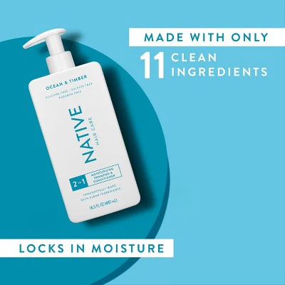 Native Ocean Timber Moisturizing 2-in-1 for Men & Women 16.5 fl oz - New - Image 7