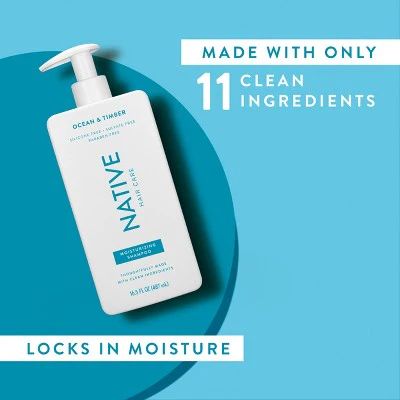 Native Ocean Timber Moisturizing Shampoo 16.5 fl oz - New - Image 7