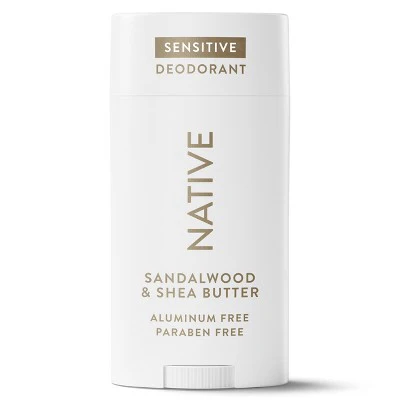 Native Sensitive Men's Deodorant Sandalwood & Shea Butter 3.1 oz - New