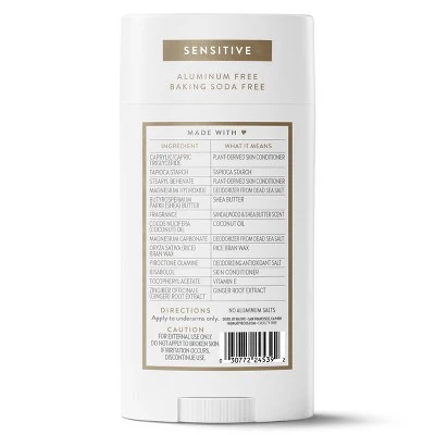 Native Sensitive Men's Deodorant Sandalwood & Shea Butter 3.1 oz - New - Image 10