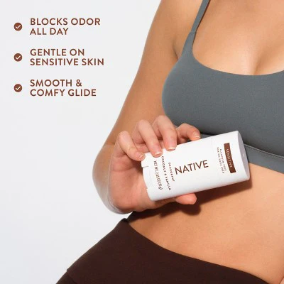 Native Sensitive Solid Deodorant for Women & Men Coconut & Vanilla 2.65oz - New - Image 7
