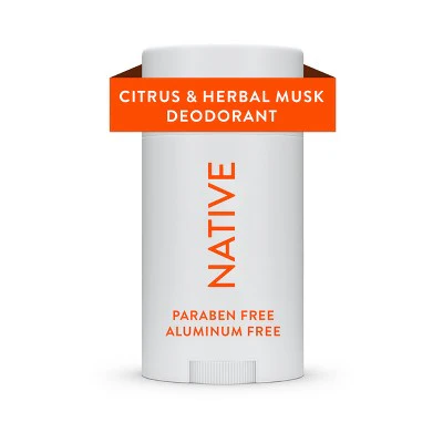Native Solid Deodorant for Men & Women Citrus & Herbal Musk 2.65oz - Imperfect Container - Image 10