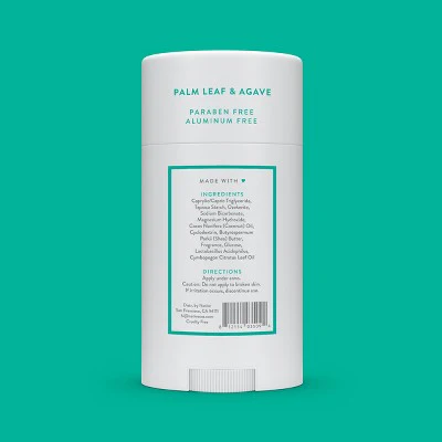 Native Solid Deodorant for Men & Women Palm Leaf & Agave Aluminum Free 2.65oz - New - Image 8