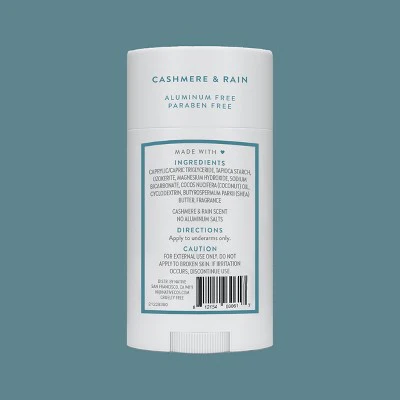 Native Solid Deodorant for Men Cashmere & Rain Aluminum-Free 2.65oz - New - Image 9