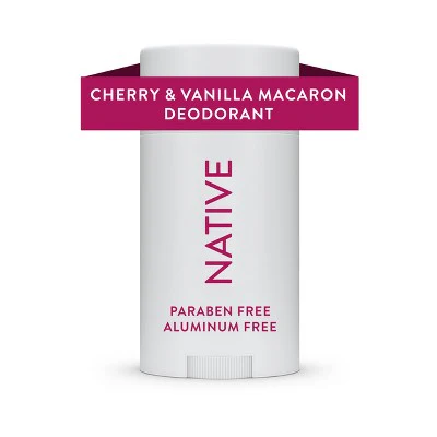 Native Solid Deodorant for Women; Men Cherry; Vanilla Macaron Aluminum-Free 2.65oz - Imperfect Container - Image 10