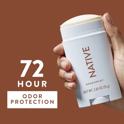 Native Solid Deodorant for Women & Men Coconut & Vanilla 2.65oz - Imperfect Container - Image 4