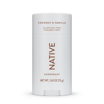 Native Solid Deodorant for Women & Men Coconut & Vanilla 2.65oz - Imperfect Container - Image 8