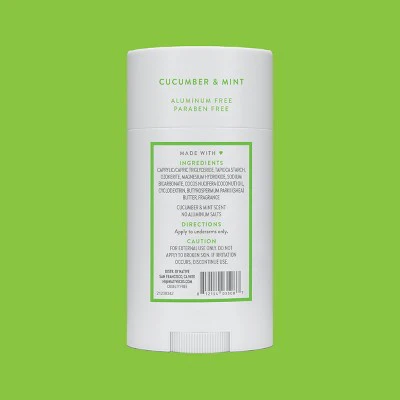 Native Solid Deodorant for Women & Men Cucumber & Mint 2.65oz - Imperfect Container - Image 9