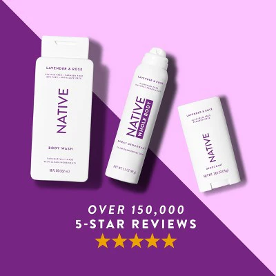 Native Solid Deodorant Lavender & Rose 2.65oz - New - Image 6