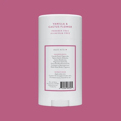 Native Solid Deodorant for Women & Men - Vanilla & Cactus Flower 2.65oz - Imperfect Container - Image 9